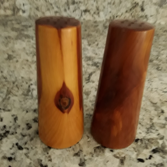 VINTAGE WOOD MOUNT AIRY LODGE,MT. POCONO,PA SALT & PEPPER SHAKERS - Picture 4 of 8